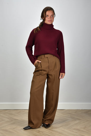 Les Tricots de Lea trui Madina 37055 burgundy