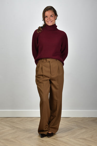 Les Tricots de Lea trui Madina 37055 burgundy