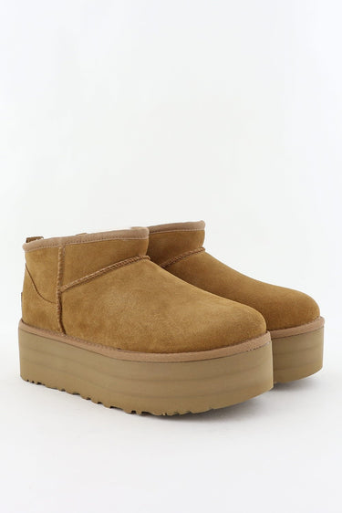 UGG enkellaarsjes Classic Ultra Mini Platform 1135092 chesnut