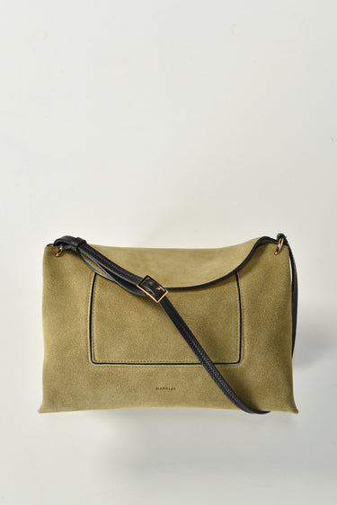 Wandler crossbody Penelope Slouch 000148-1359 khaki suede/black