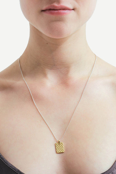 Wouters &amp; Hendrix necklace Textured Plate NSC088 mix 52-55cm