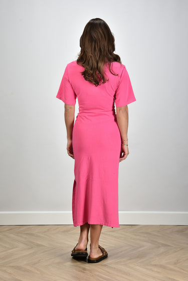 xirena pink dress Xirena Josephine Tie-waist Midi Dress